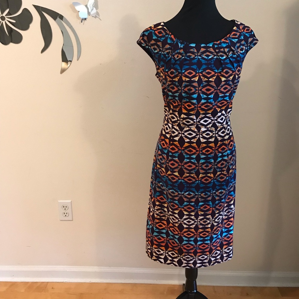 Dress Barn Tribal Print Dress
